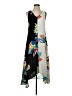 Grace Elements 100% Polyester Graphic Black Casual Dress Size S - photo 1
