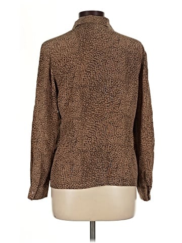Charter Club Long Sleeve Silk Top (view 2)