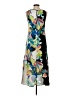 Grace Elements 100% Polyester Graphic Black Casual Dress Size S - photo 2