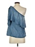Cloth & Stone 100% Lyocell Blue Sleeveless Top Size XS - photo 2
