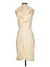 J. Peterman 100% Silk Ivory Cocktail Dress Size 2 - photo 1