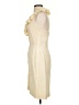 J. Peterman 100% Silk Ivory Cocktail Dress Size 2 - photo 5