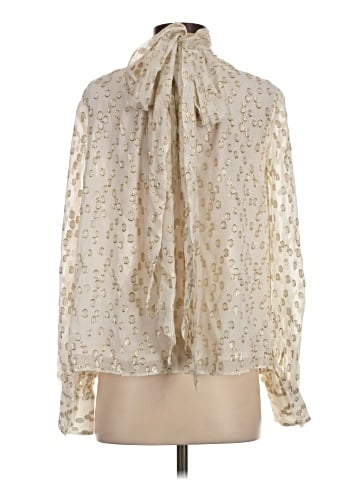 Brooks Brothers Long Sleeve Silk Top (view 2)