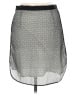 Sandro 100% Cotton Chevron-herringbone Silver Casual Skirt Size Med (2) - photo 2