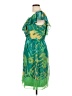 Max and Cleo 100% Polyester Tropical Green Cocktail Dress Size 10 - photo 5