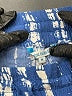 Blue Island Tie-dye Blue Casual Pants Size M - photo 7