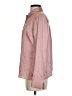 Express Outlet 100% Polyester Solid Pink Long Sleeve Blouse Size S - photo 5