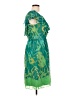 Max and Cleo 100% Polyester Tropical Green Cocktail Dress Size 10 - photo 4