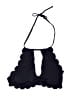 Vanilla Beach Solid Black Swimsuit Top Size M - photo 1