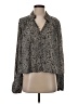 Free People 100% Polyester Snake Print Gray Long Sleeve Blouse Size XS - photo 1
