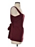 Line & Dot Burgundy Sleeveless Top Size S - photo 4