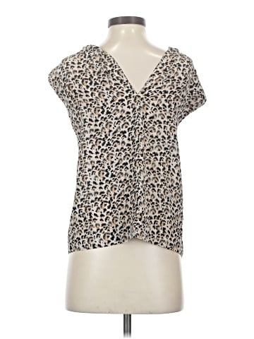 Rebecca Taylor Short Sleeve Silk Top (view 2)