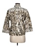 Chico's Animal Print Silver 3/4 Sleeve Blouse Size Med (1) - photo 2