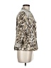 Chico's Animal Print Silver 3/4 Sleeve Blouse Size Med (1) - photo 4