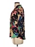 Glam Floral Gold 3/4 Sleeve Blouse Size S - photo 5