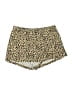 Nordstrom Rack Animal Print Gold Shorts Size M - photo 1