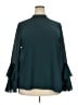 ELOQUII Teal Long Sleeve Blouse Size 18 Plus - photo 1