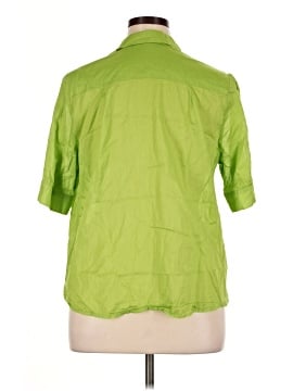 Soft by Avenue 3/4 Sleeve Button-Down Shirt (view 2)
