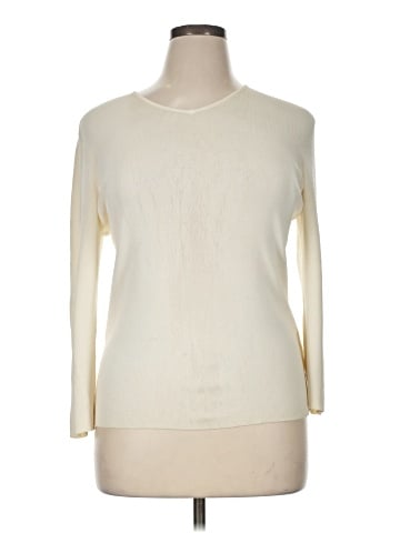 AK Anne Klein 3/4 Sleeve T-Shirt (view 1)