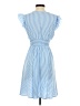 Shein 100% Polyester Stripes Blue Casual Dress Size S - photo 2