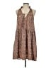 Paani 100% Polyester Paisley Brown Casual Dress Size S - photo 1