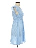 Shein 100% Polyester Stripes Blue Casual Dress Size S - photo 4