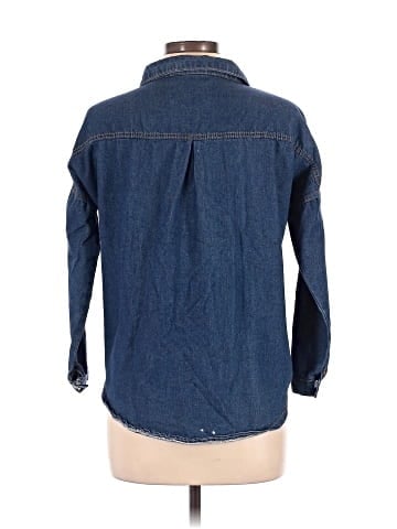 Assorted Brands 3/4 Sleeve Button-Down Shirt (view 2)
