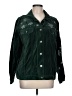 Quacker Factory 100% Cotton Stars Green Jacket Size L - photo 1