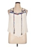 Rewind 100% Rayon Ivory Sleeveless Blouse Size XL - photo 1