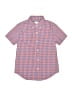 Crewcuts Checkered-gingham Orange Short Sleeve Button-Down Shirt Size 6 - 7 - photo 1