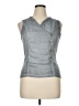 ONZ 100% Linen Gray Sleeveless Blouse Size XL - photo 1