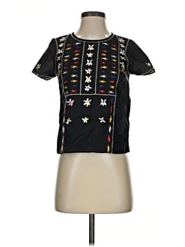 Madewell Embroidered Tie-Back Cutout Top (view 1)