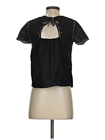 Madewell Embroidered Tie-Back Cutout Top (view 2)