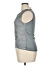 ONZ 100% Linen Gray Sleeveless Blouse Size XL - photo 5