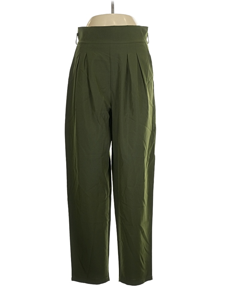Pre-owned Shein Casual Pants In Green