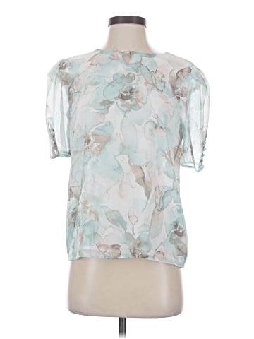 Calvin Klein Short Sleeve Blouse (view 1)