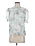 Calvin Klein Teal Short Sleeve Blouse Size S (petite) - photo 1
