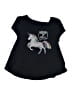 Justice Black Short Sleeve Top Size 12 - photo 1