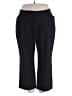 Croft & Barrow Solid Black Active Pants Size 22 - photo 1