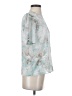 Calvin Klein Teal Short Sleeve Blouse Size S (petite) - photo 4