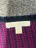 Lisa Todd Color Block Purple Pullover Sweater Size M - photo 7