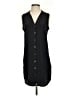 Equipment Solid Black Casual Dress Size XS - photo 1