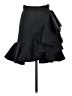 Ronny Kobo Solid Black Formal Skirt Size XS - photo 1
