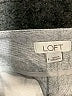 Ann Taylor LOFT Chevron-herringbone Gray Shorts Size 8 - photo 3