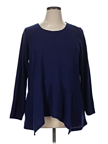LOGO by Lori Goldstein Pullover Sweater (view 1)