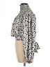 ChicMe 100% Polyester Polka Dots Ivory Long Sleeve Blouse Size L - photo 5