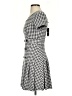 DKNY Houndstooth Gray Casual Dress Size 0 (petite) - photo 5