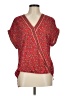 Max Studio 100% Polyester Red Short Sleeve Blouse Size M - photo 1