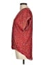 Max Studio 100% Polyester Red Short Sleeve Blouse Size M - photo 5
