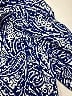 Talbots 100% Cotton Print Blue Blazer Size 18W - photo 3